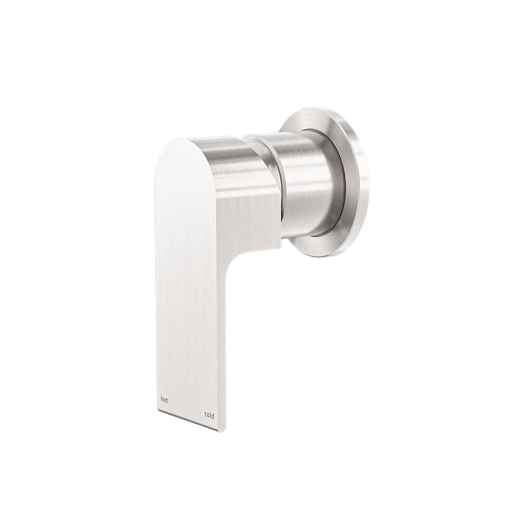 Bianca Shower Mixer with 60mm Round Plate Brushed Nickel