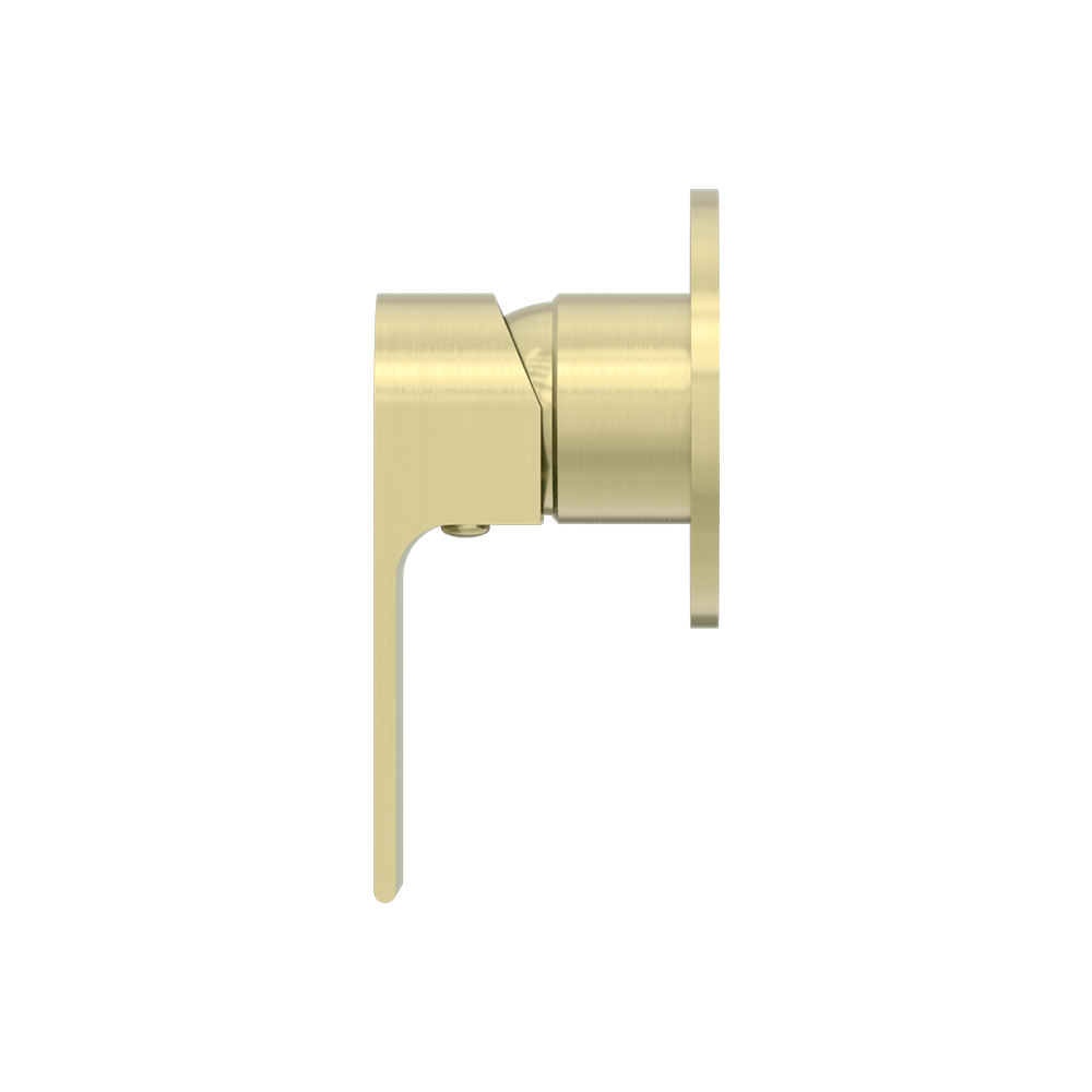 Bianca Shower Mixer with 80mm Round Plate Brushed Gold