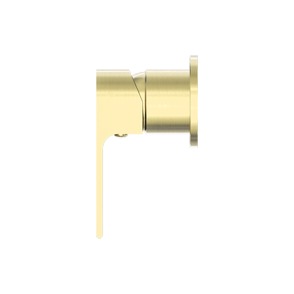 Bianca Shower Mixer with 60mm Round Plate Brushed Gold