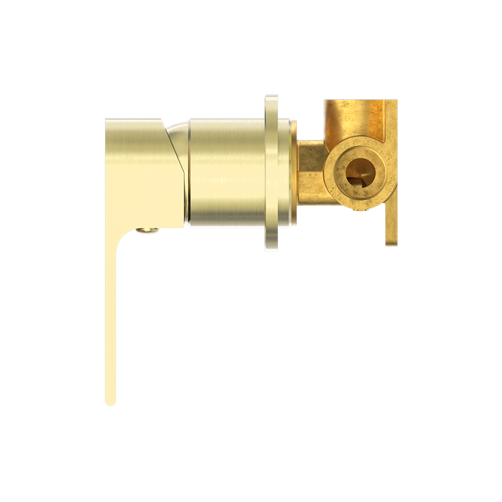 Bianca Shower Mixer with 60mm Round Plate Brushed Gold