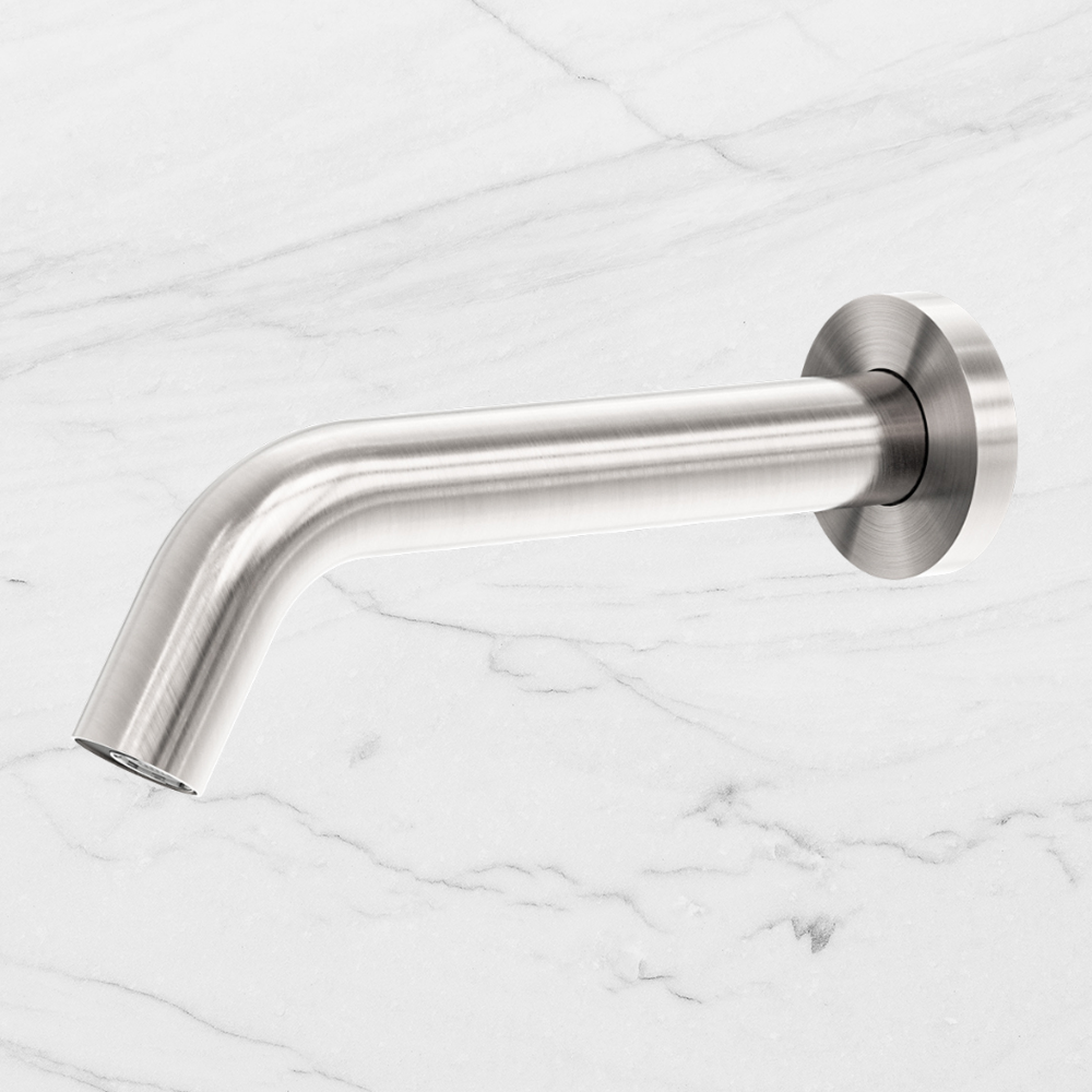 Mecca Wall Mount Sensor Tap Brushed Nickel