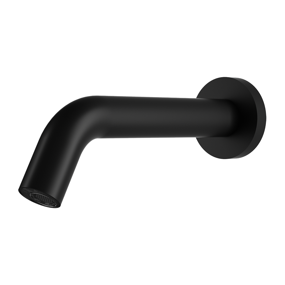 Mecca Wall Mount Sensor Tap Matte Black