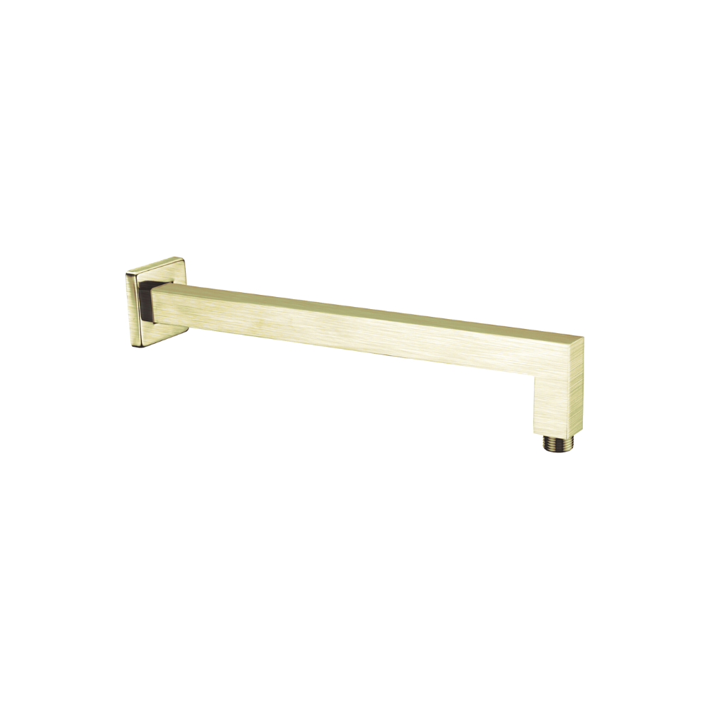 Square Shower Arm Brushed Gold