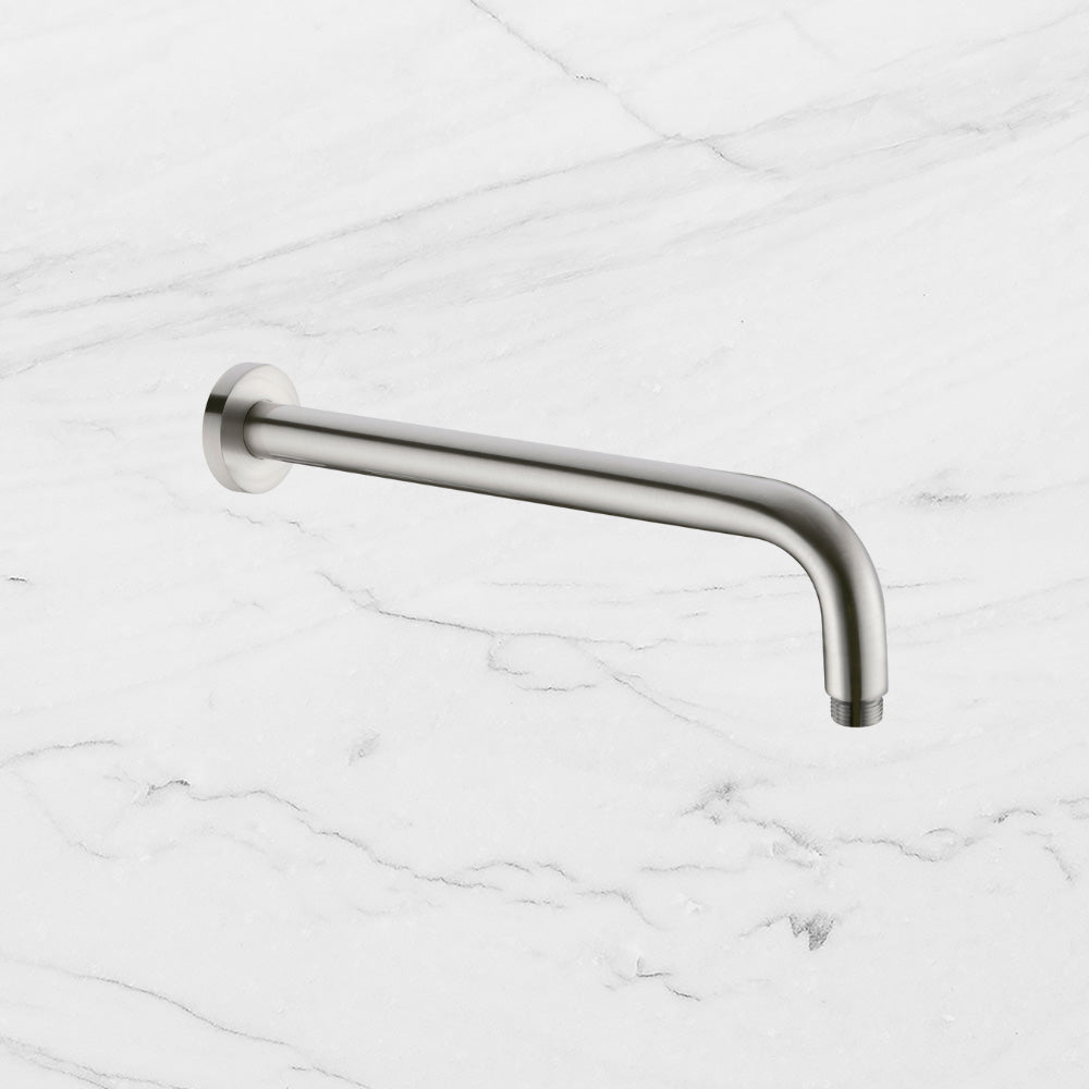 Round Shower Arm Brushed Nickel