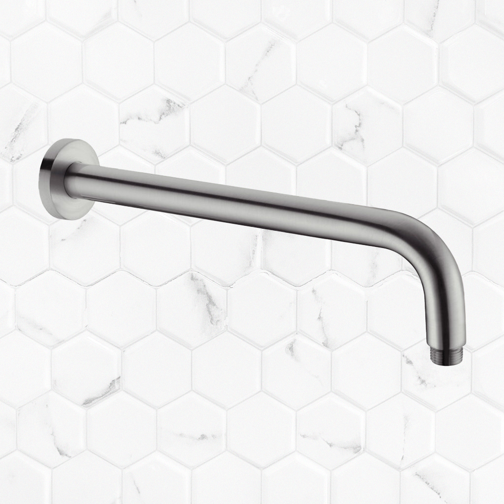 Round Shower Arm Graphite