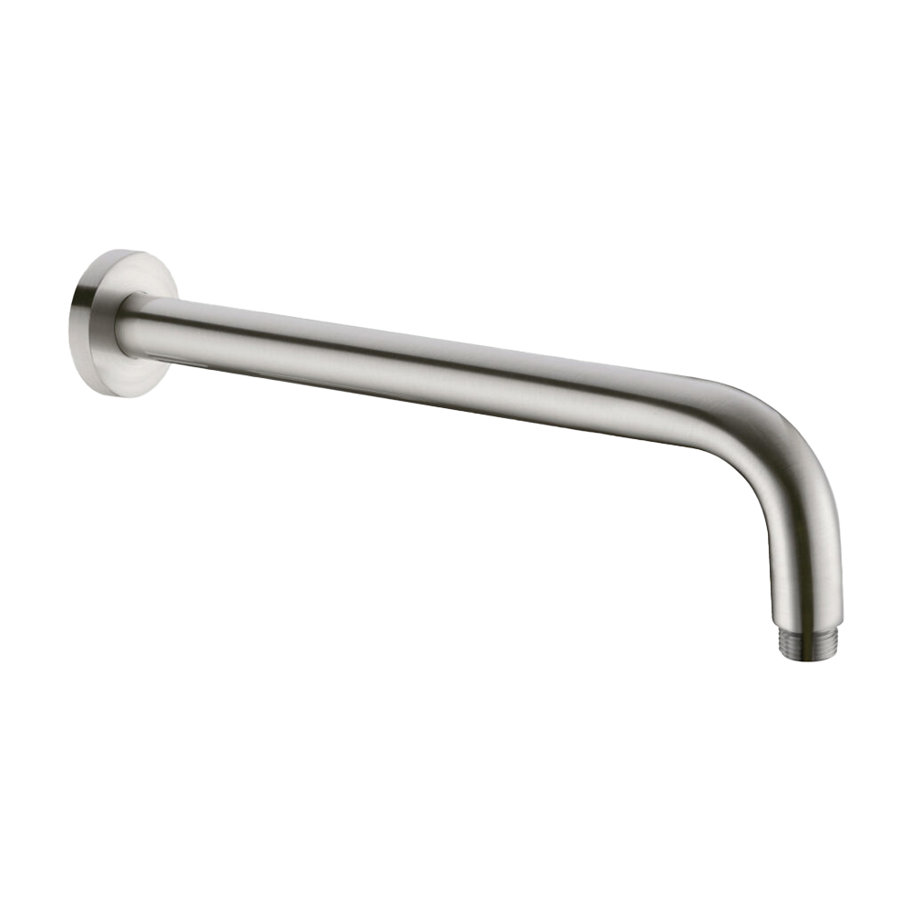 Round Shower Arm 500mm Brushed Nickel