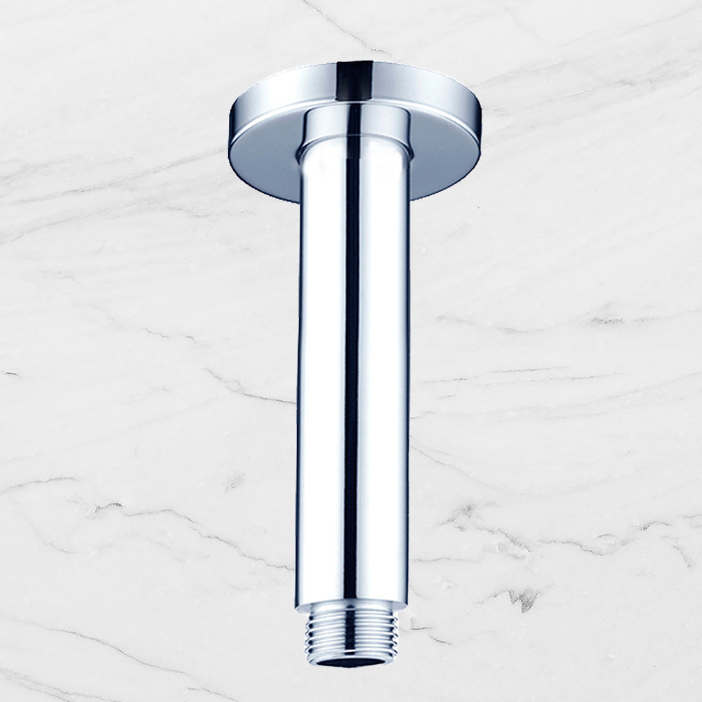 Round Ceiling Arm 100mm Chrome