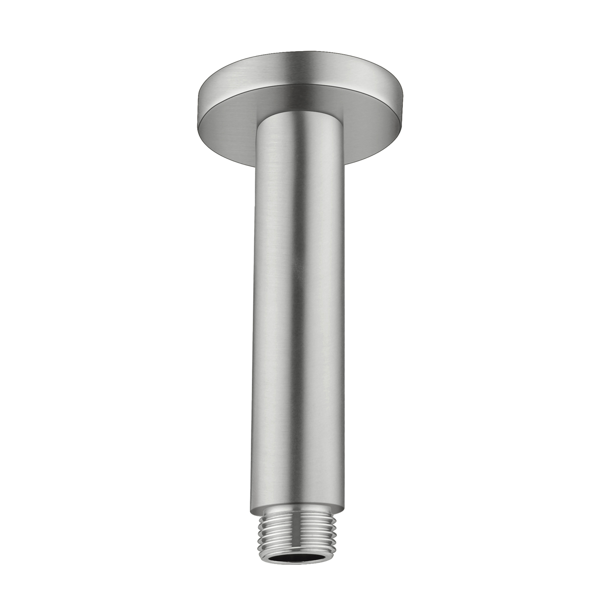 Round Ceiling Arm 100mm Brushed Nickel