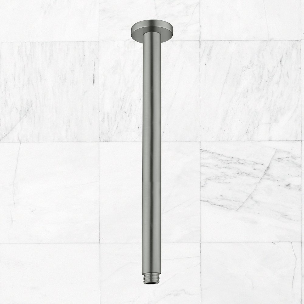 Round Ceiling Arm 150mm Graphite