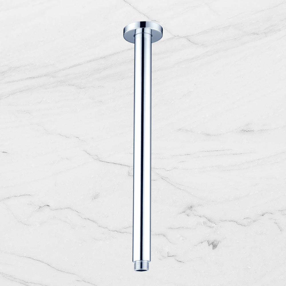 Round Ceiling Arm 300mm Chrome