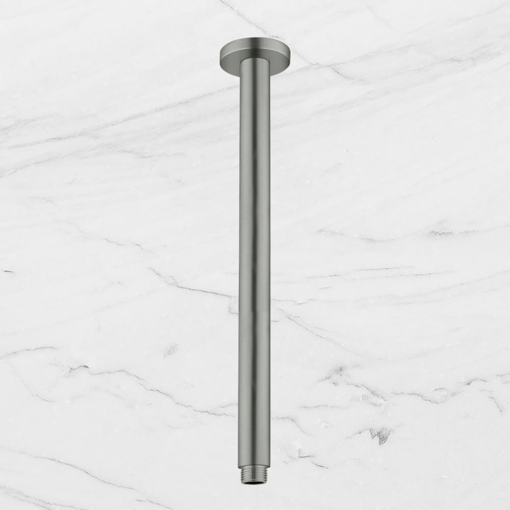 Round Ceiling Arm 300mm Gunmetal