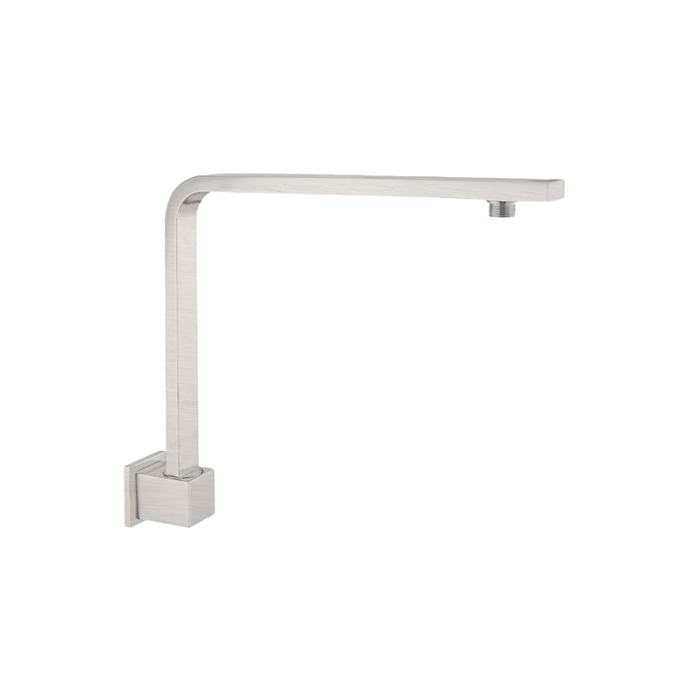 Square Swivel Shower Arm Brushed Nickel