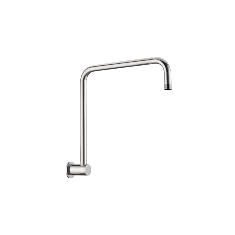 Round Swivel Shower Arm Brushed Nickel