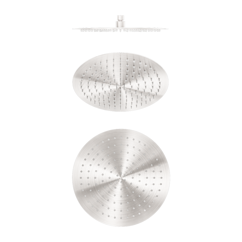 Zen 300mm Round Shower Head Brushed Nickel