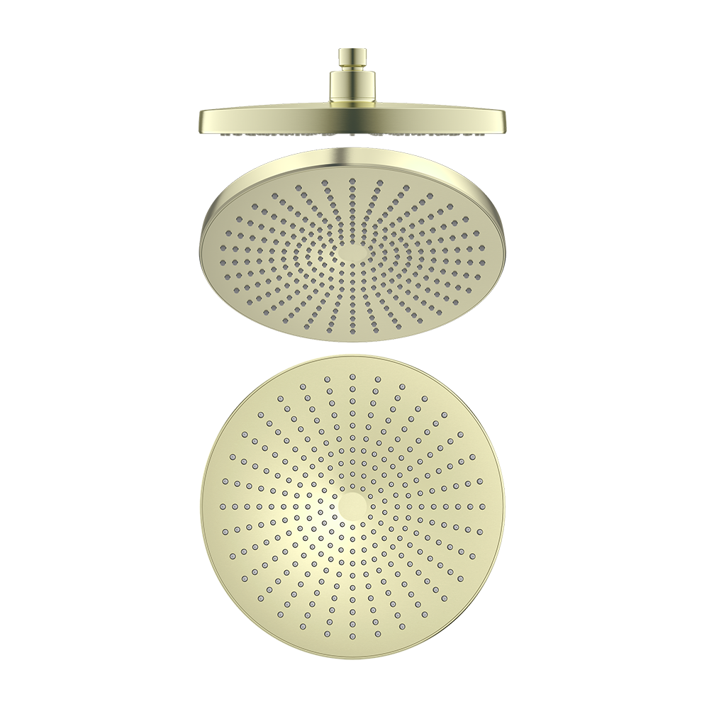 Opal Shower Head 250mm Brushed Gold