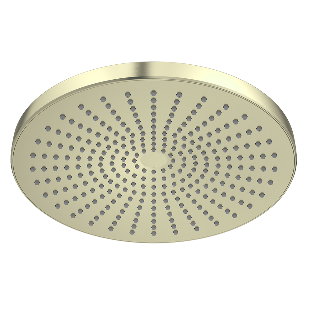 Opal Shower Head 250mm Brushed Gold