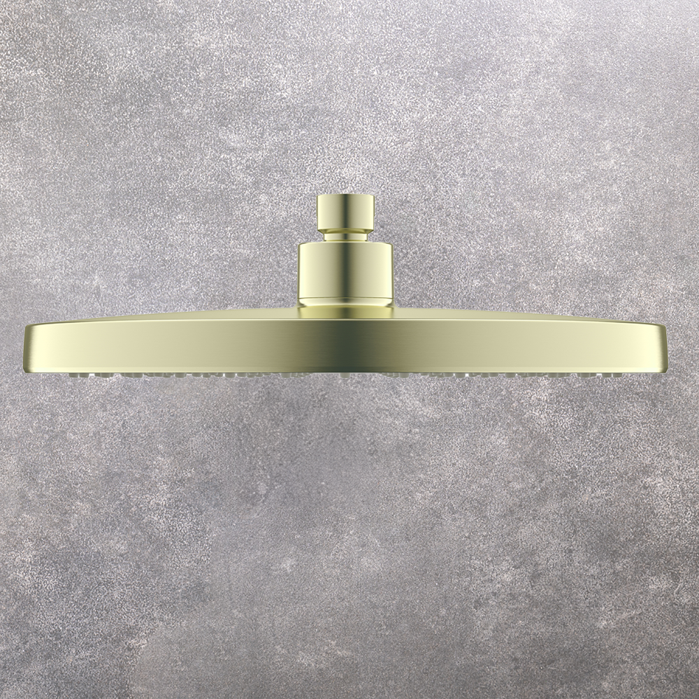 Opal Shower Head 250mm Brushed Gold