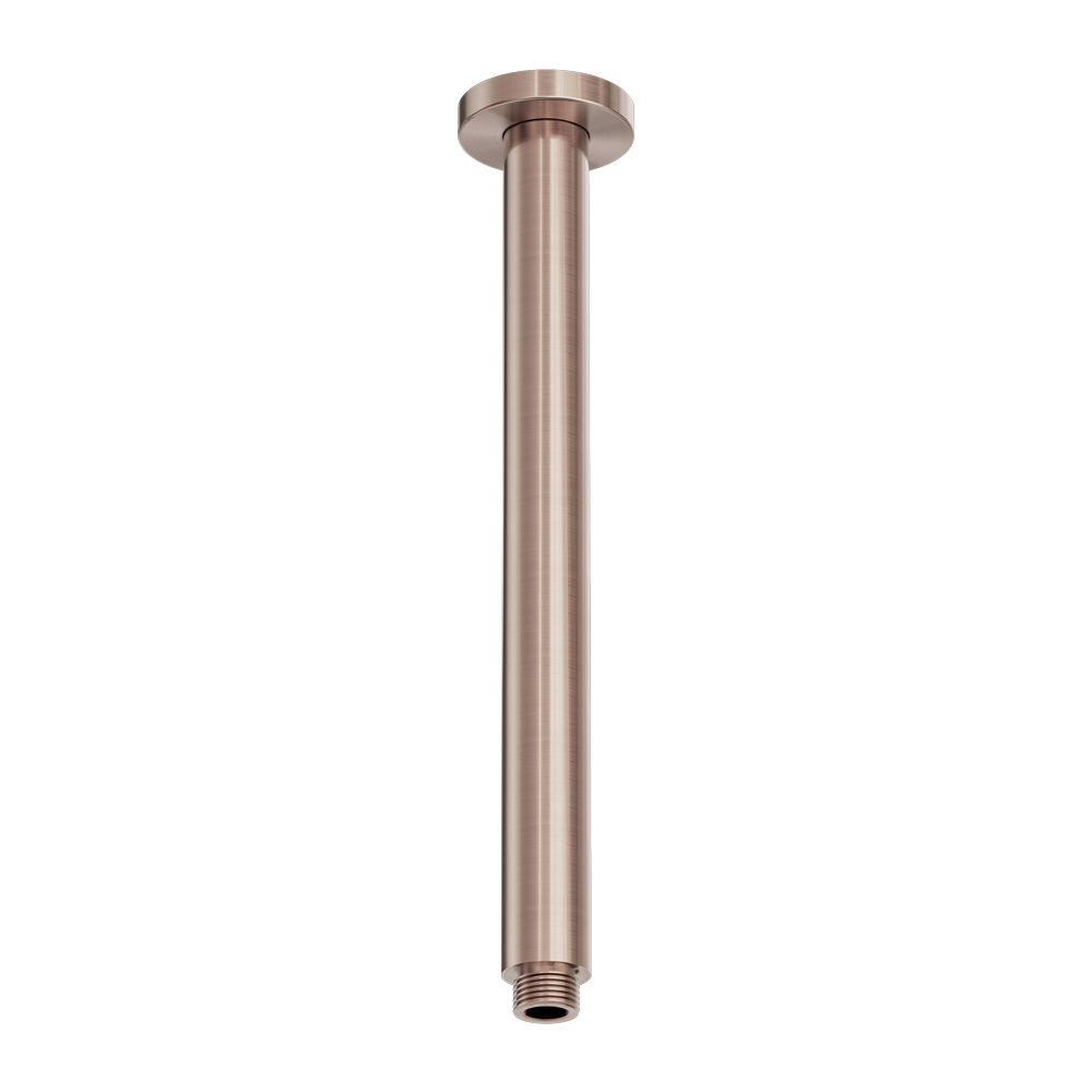 Zen Round Ceiling Arm 300mm Length Brushed Bronze