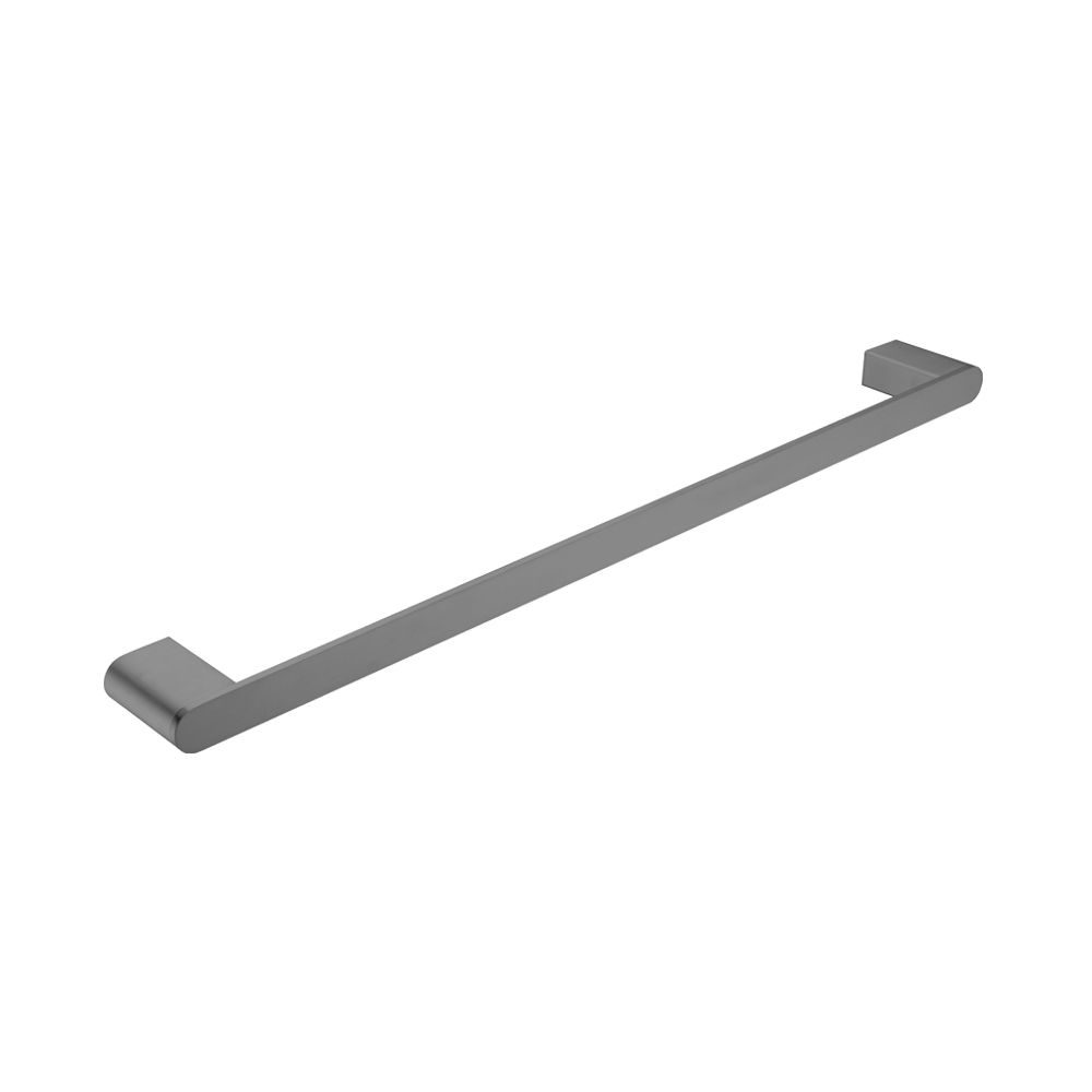 Bianca Single Towel Rail 600mm Brushed Gunmetal