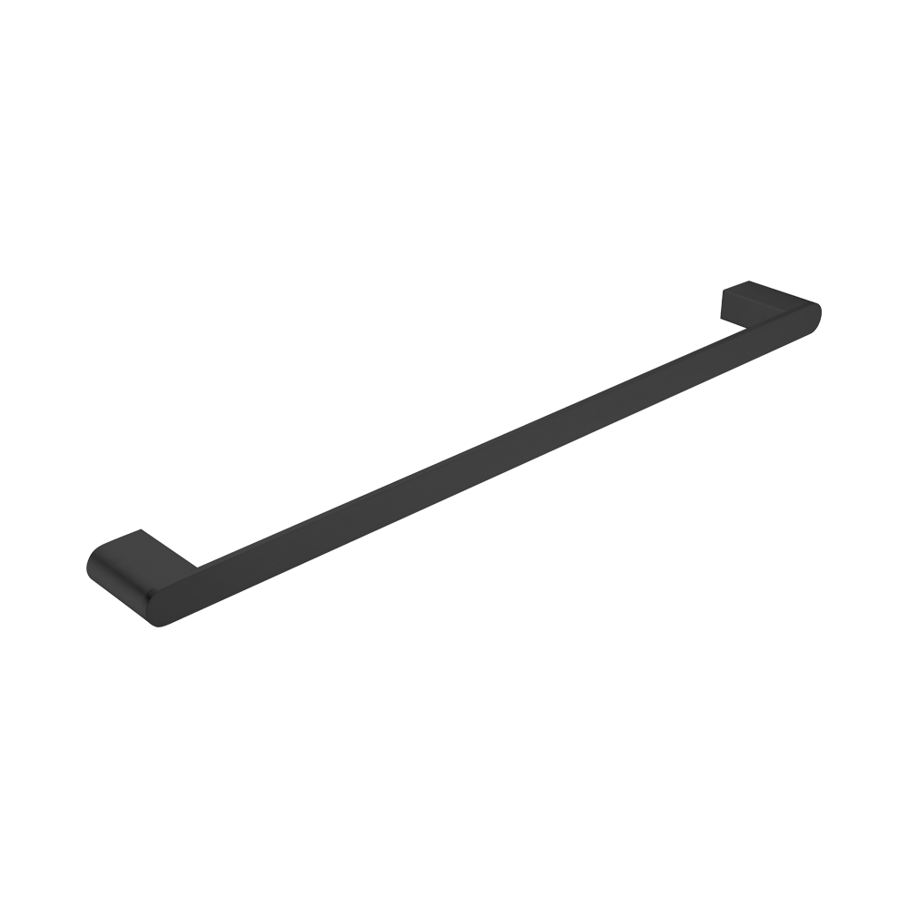 Bianca Single Towel Rail 600mm Matte Black