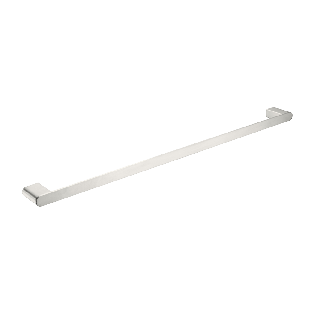 Bianca Single Towel Rail 800mm Brushed Nickel