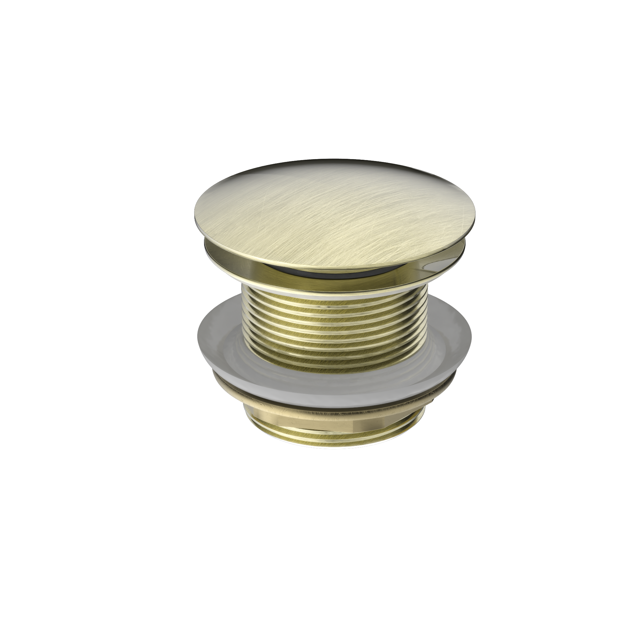 40mm Bath Pop-Up Plug With Removabel Waste No Overflow Aged Brass