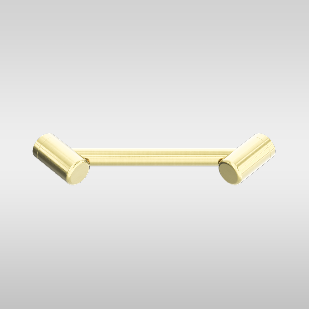 Mecca Care 25mm Footrest Corner Grab Rail 215mm Brushed Gold