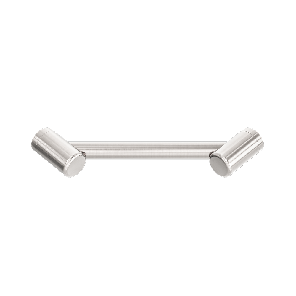 Mecca Care 25mm Footrest Corner Grab Rail 215mm Brushed Nickel