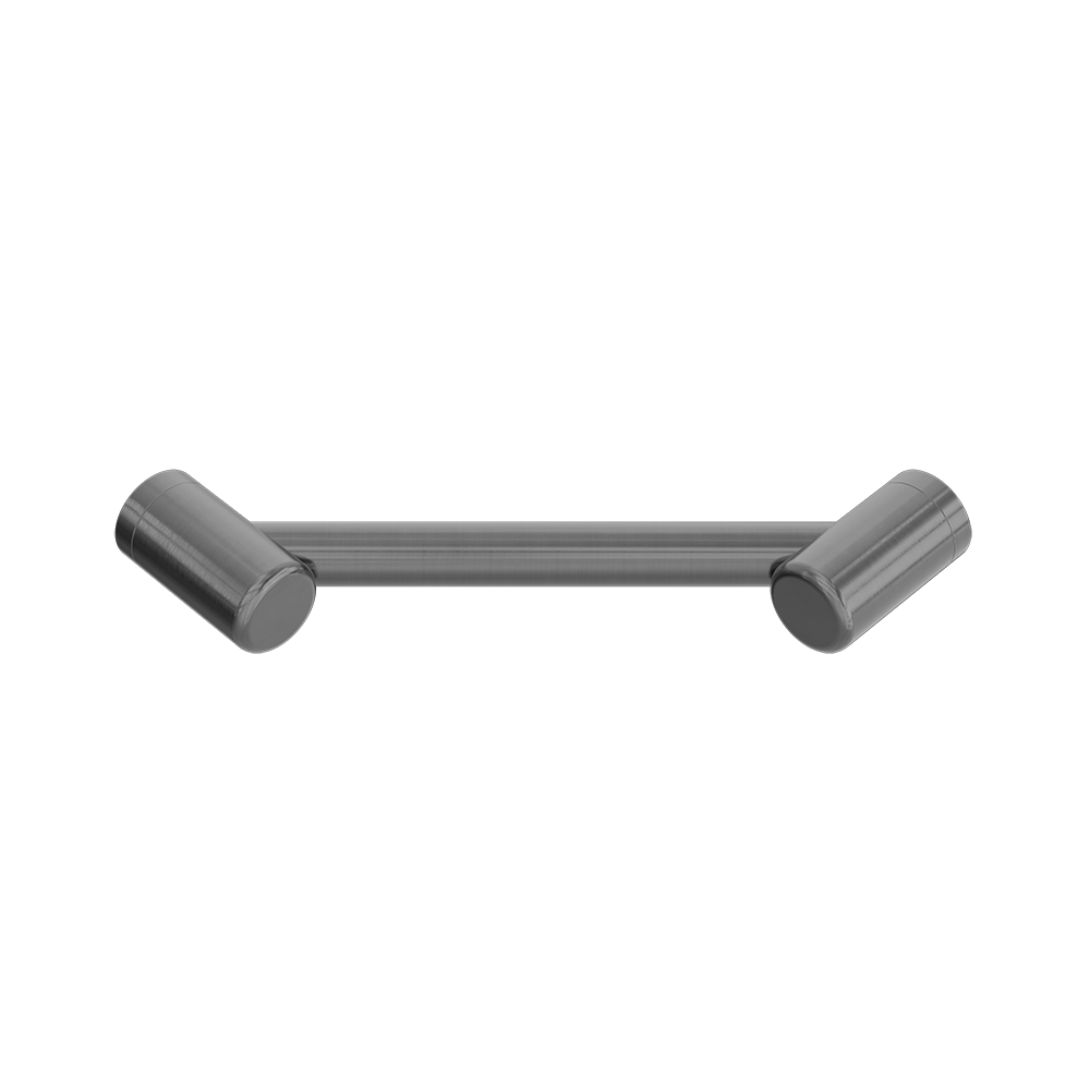 Mecca Care 25mm Footrest Corner Grab Rail 215mm Brushed Gunmetal