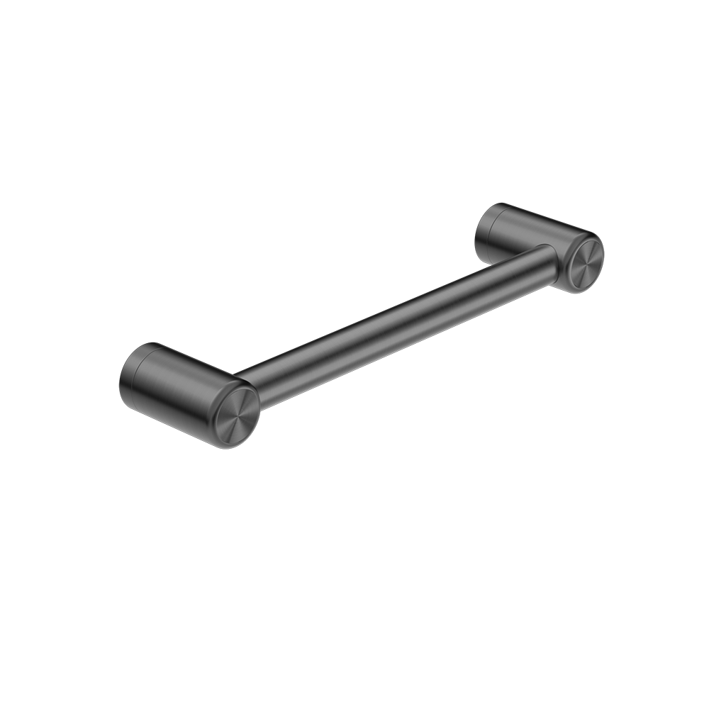 Mecca Care 25mm Grab Rail 300mm Brushed Gunmetal