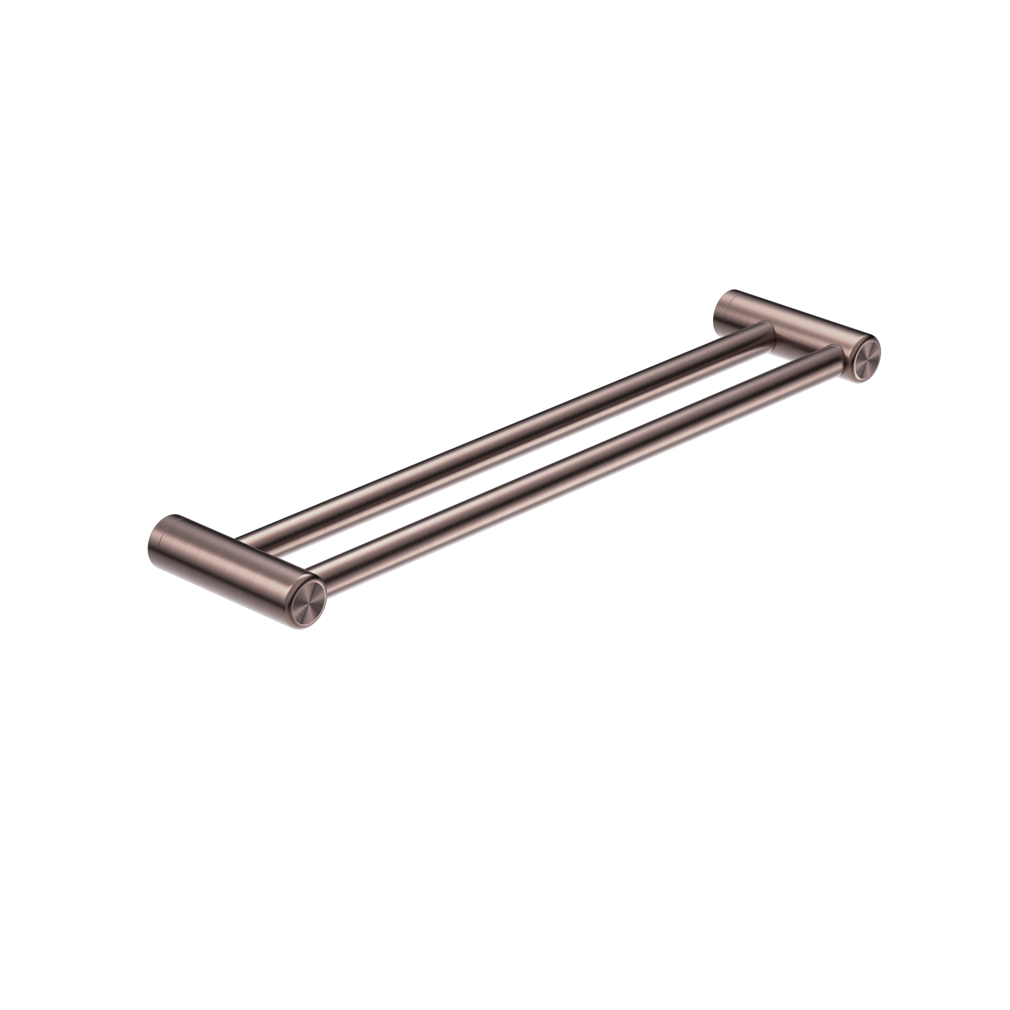 Mecca Care 25mm Double Towel Grab Rail 900mm Brushed Bronze