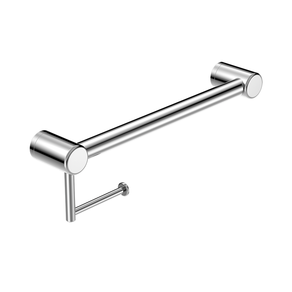 Mecca Care 32mm Grab Rail Toilet Roll Holder 450mm Chrome