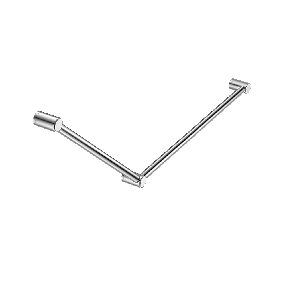 Mecca Care 32mm DDA Grab Rail Set 45 Degree 750x900mm Chrome