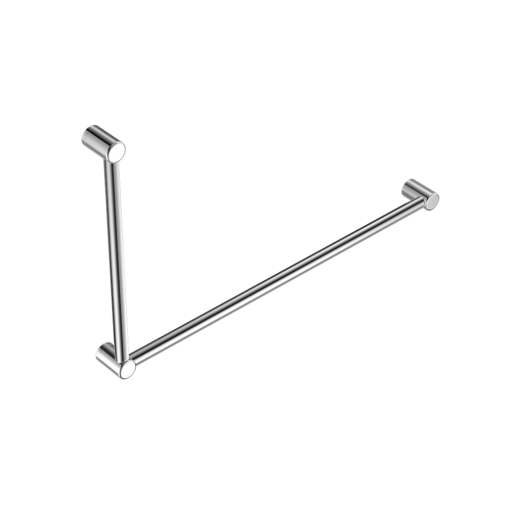 Mecca Care 32mm DDA Grab Rail Set 90 Degree 600x1000mm Chrome