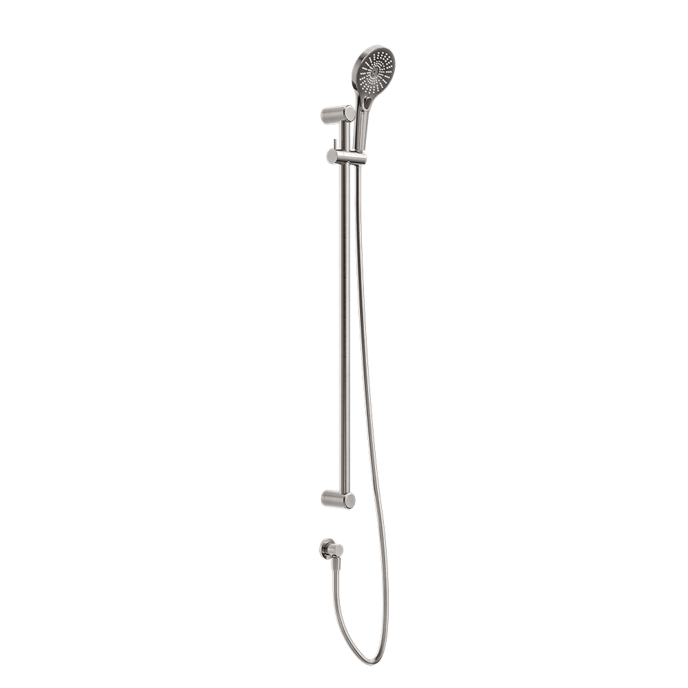 Mecca Care 25mm Grab Rail and Adjustable Shower Rail Set 900mm Brushed Nickel