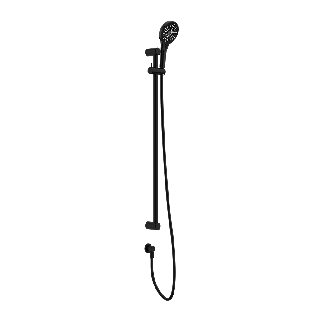 Mecca Care 25mm Grab Rail and Adjustable Shower Rail Set 900mm Matte Black