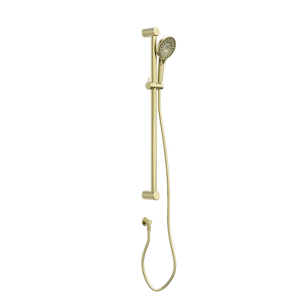 Mecca Care 32mm Grab Rail and Adjustable Shower Rail Set 900mm Brushed Gold