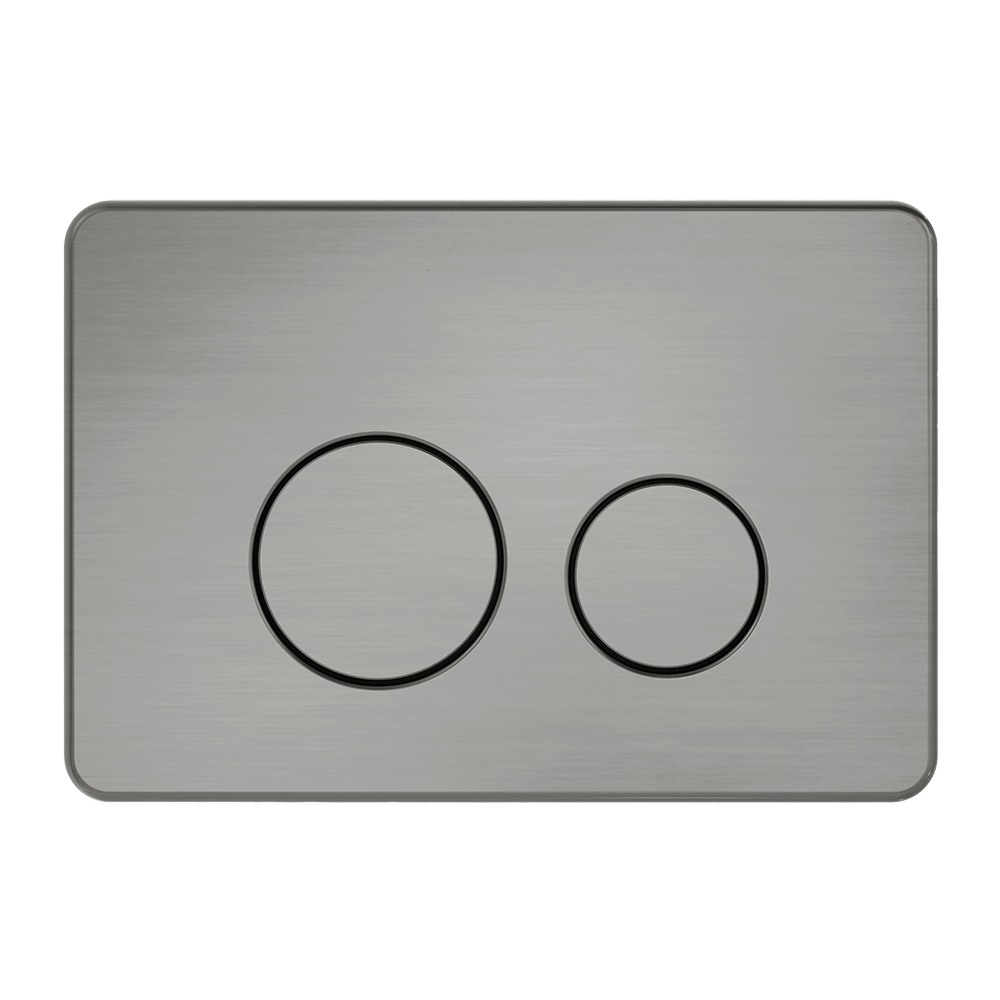 In Wall Toilet Push Plate Graphite