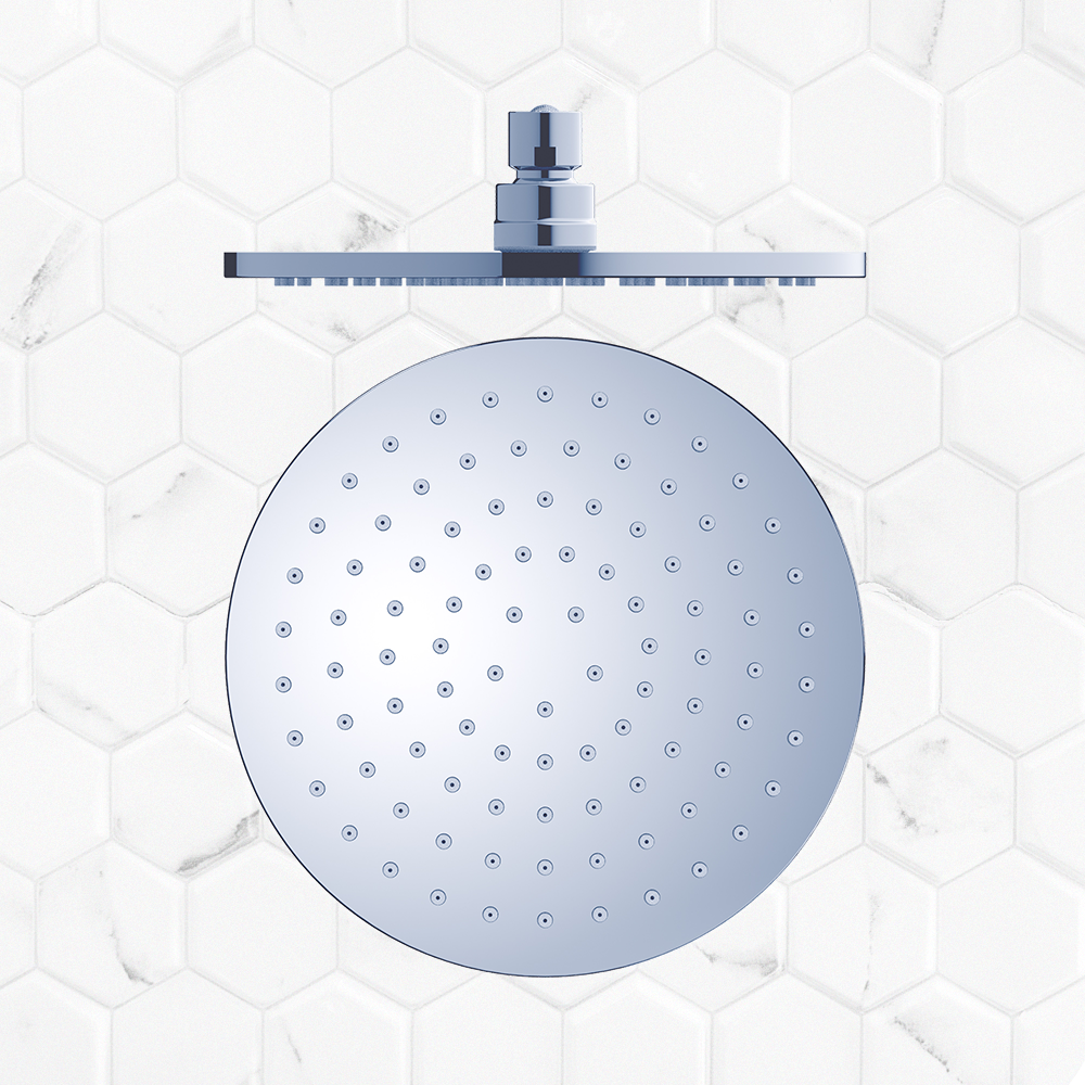 Round Shower Head 200mm Chrome