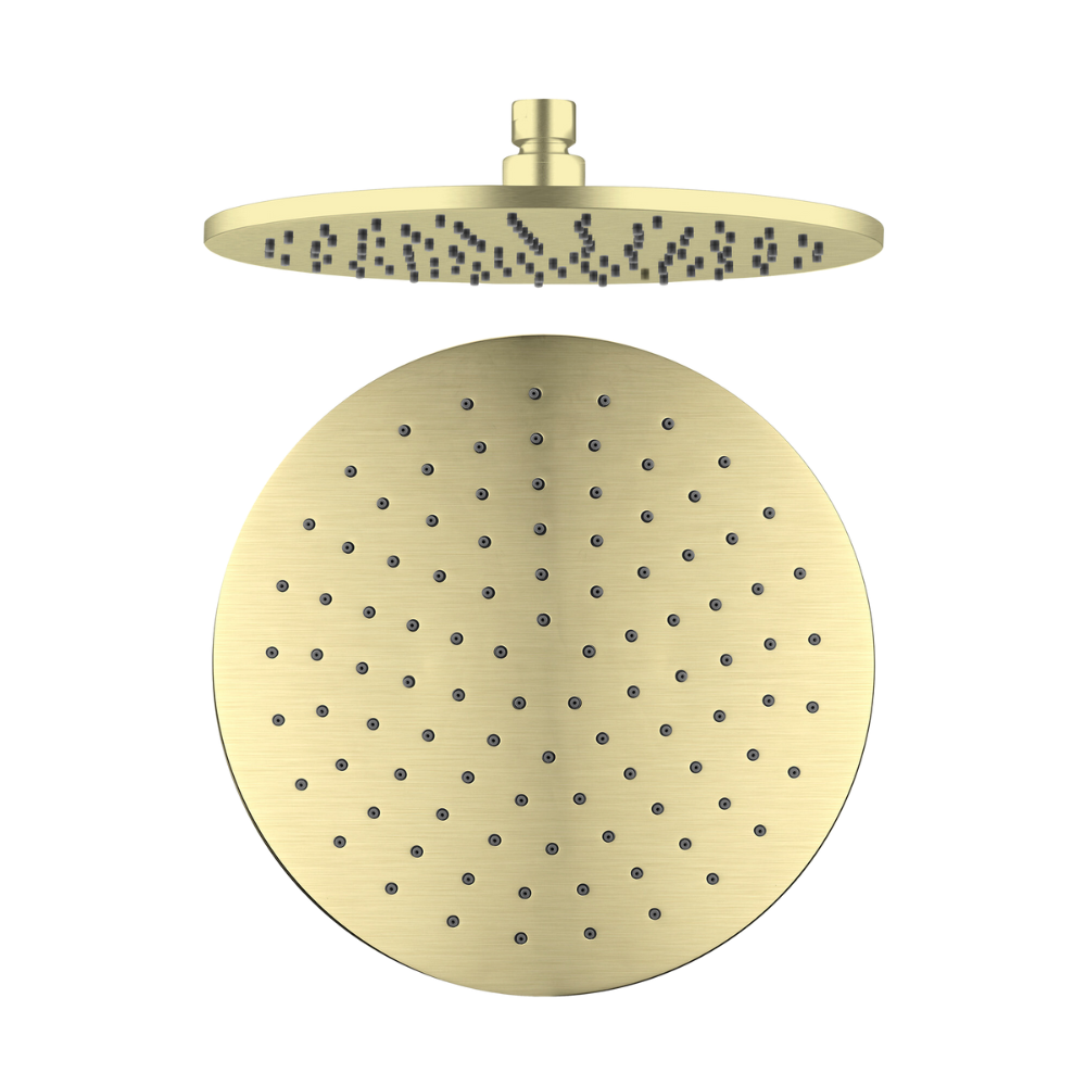 Round Shower Head 250mm Brushed Gold