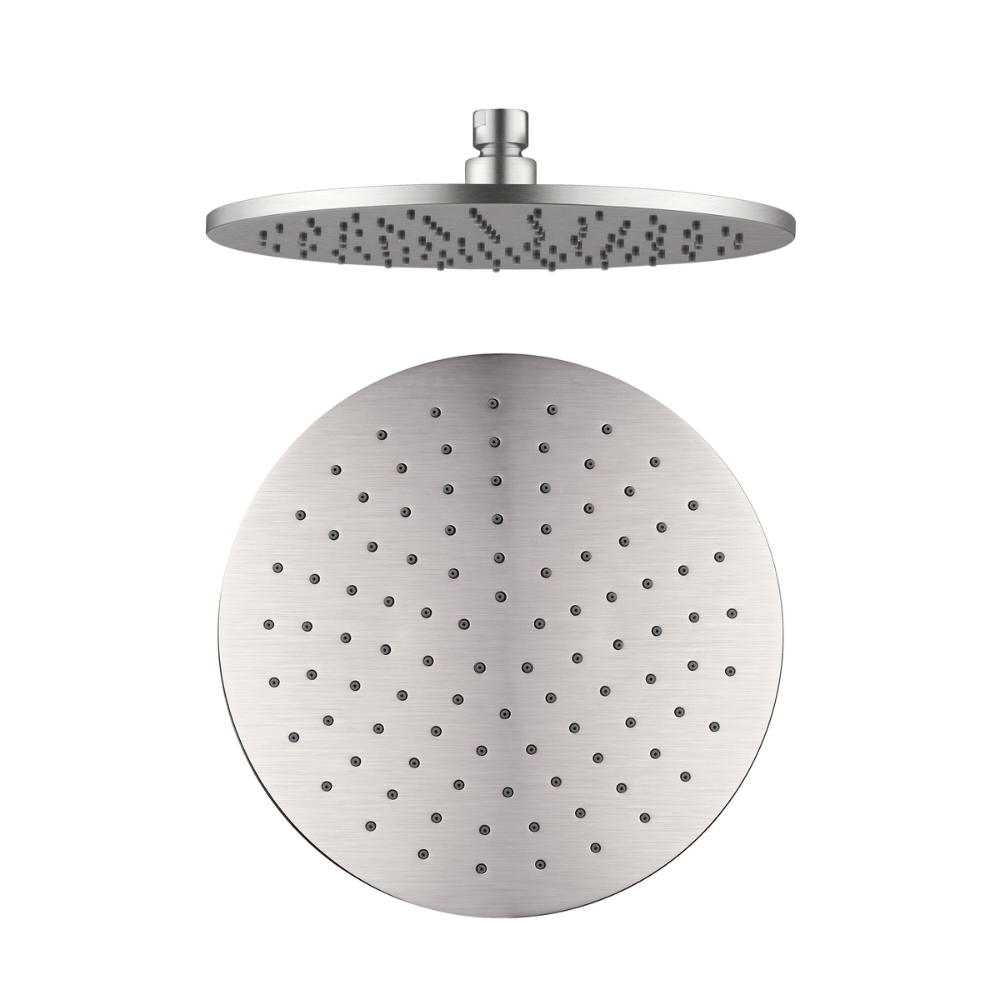 Round Shower Head 250mm Brushed Nickel