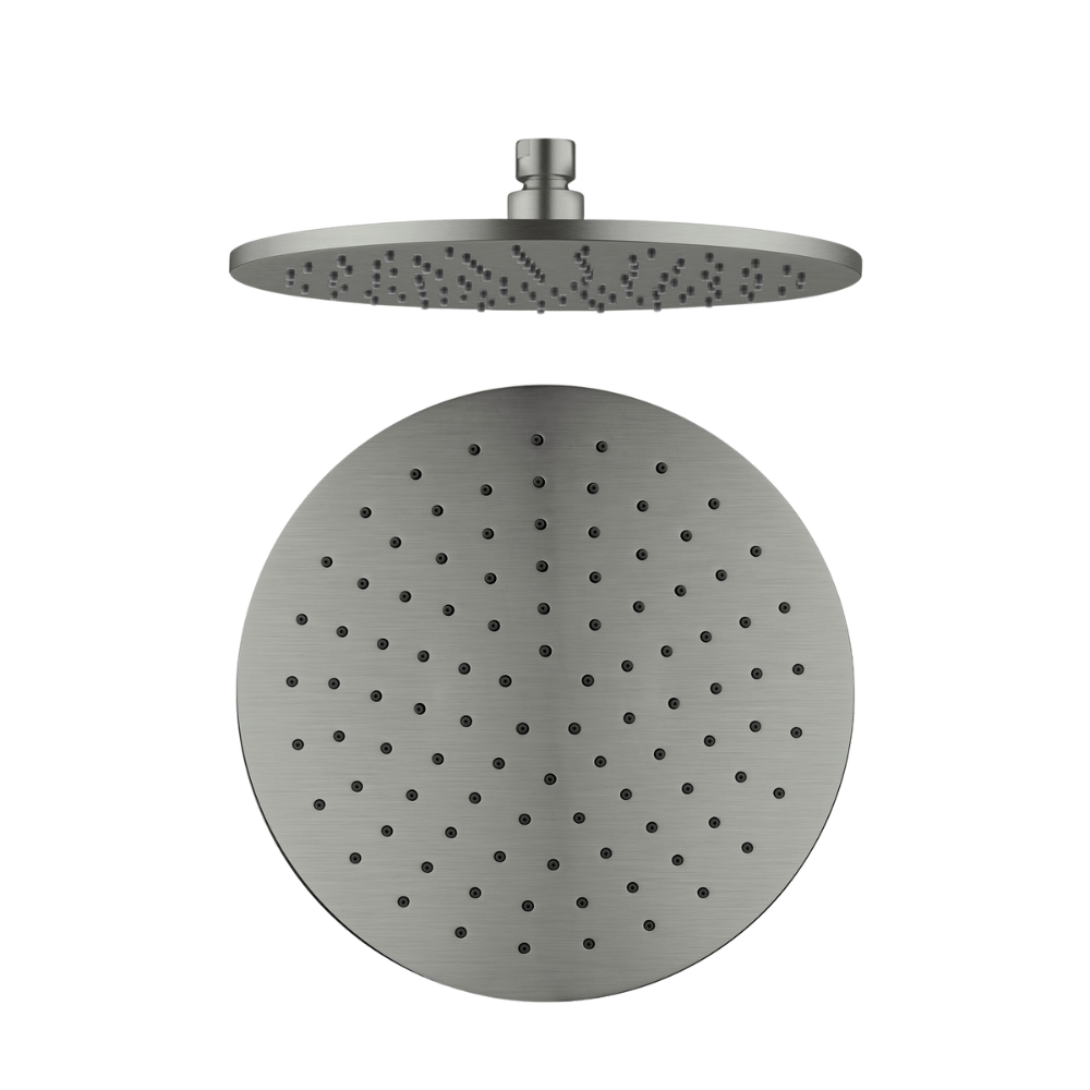 Round Shower Head 250mm Brushed Gunmetal