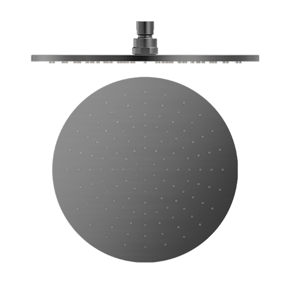 Round Shower Head 300mm Brushed Gunmetal