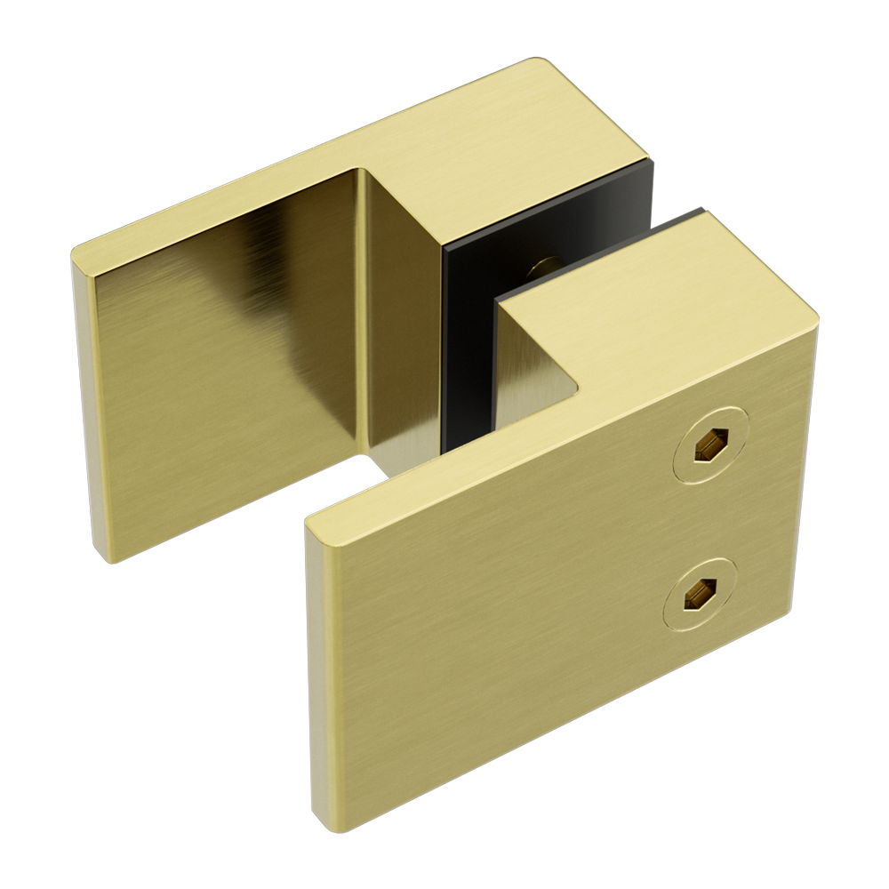 Square Shower Knob Handle Brushed Gold