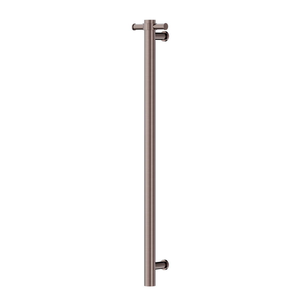 Non-Heated Vertical Towel Rail Brushed Bronze