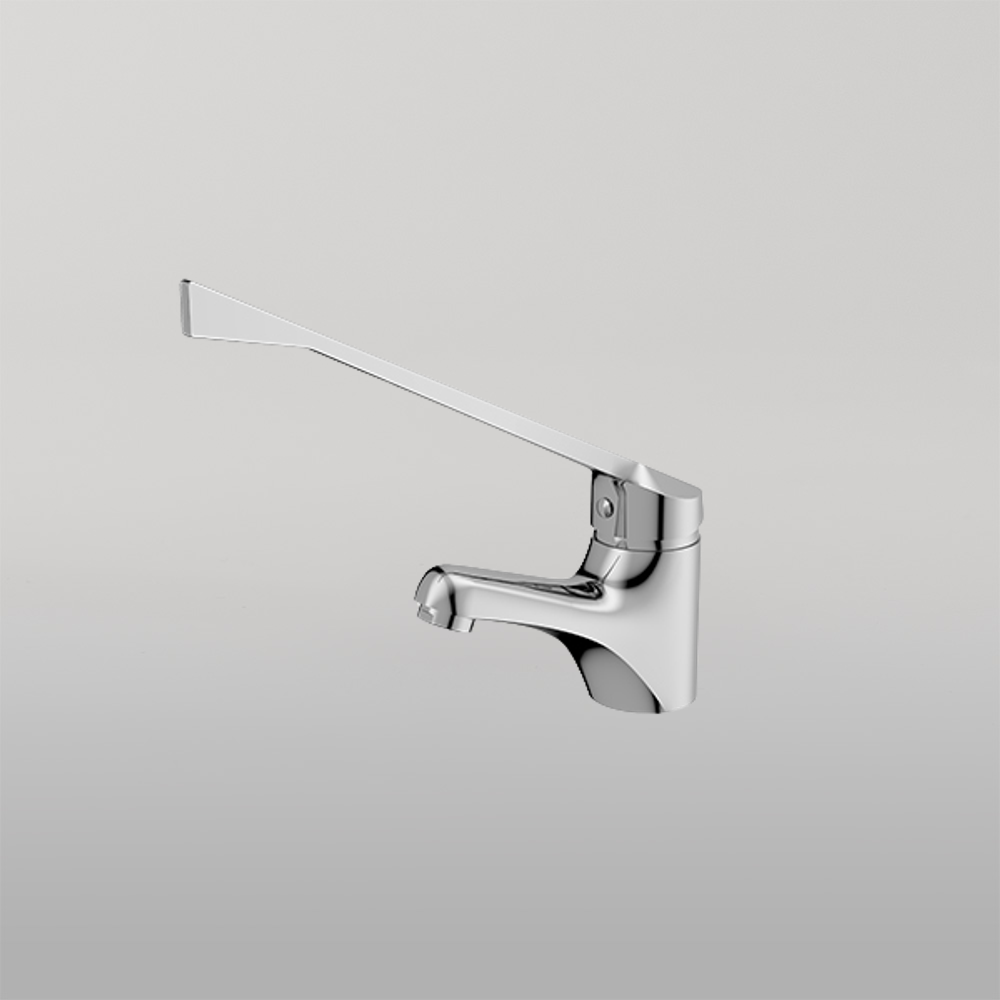 Classic Care Basin Mixer Extended Handle Chrome