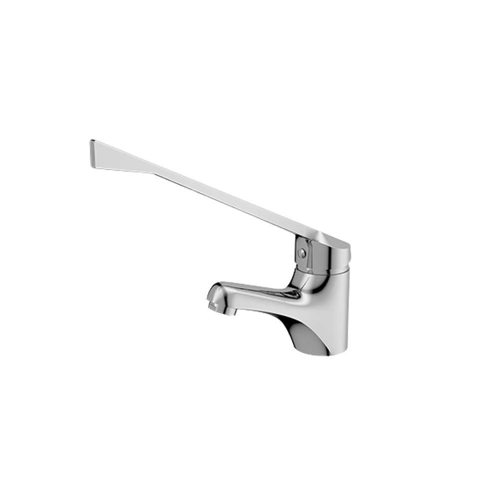 Classic Care Basin Mixer Extended Handle Chrome