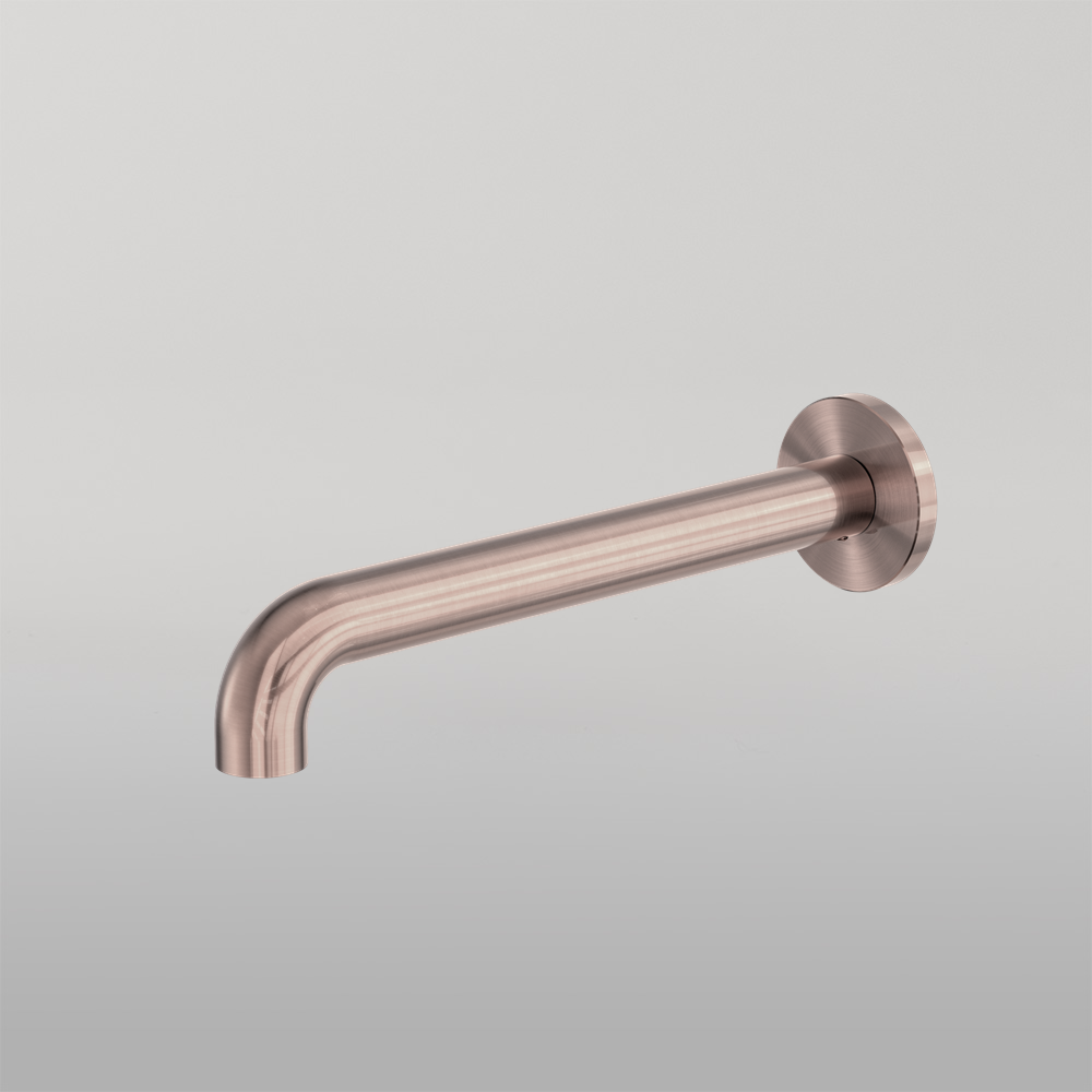 Zen Round Basin/Bath Spout Only 185mm Brushed Bronze