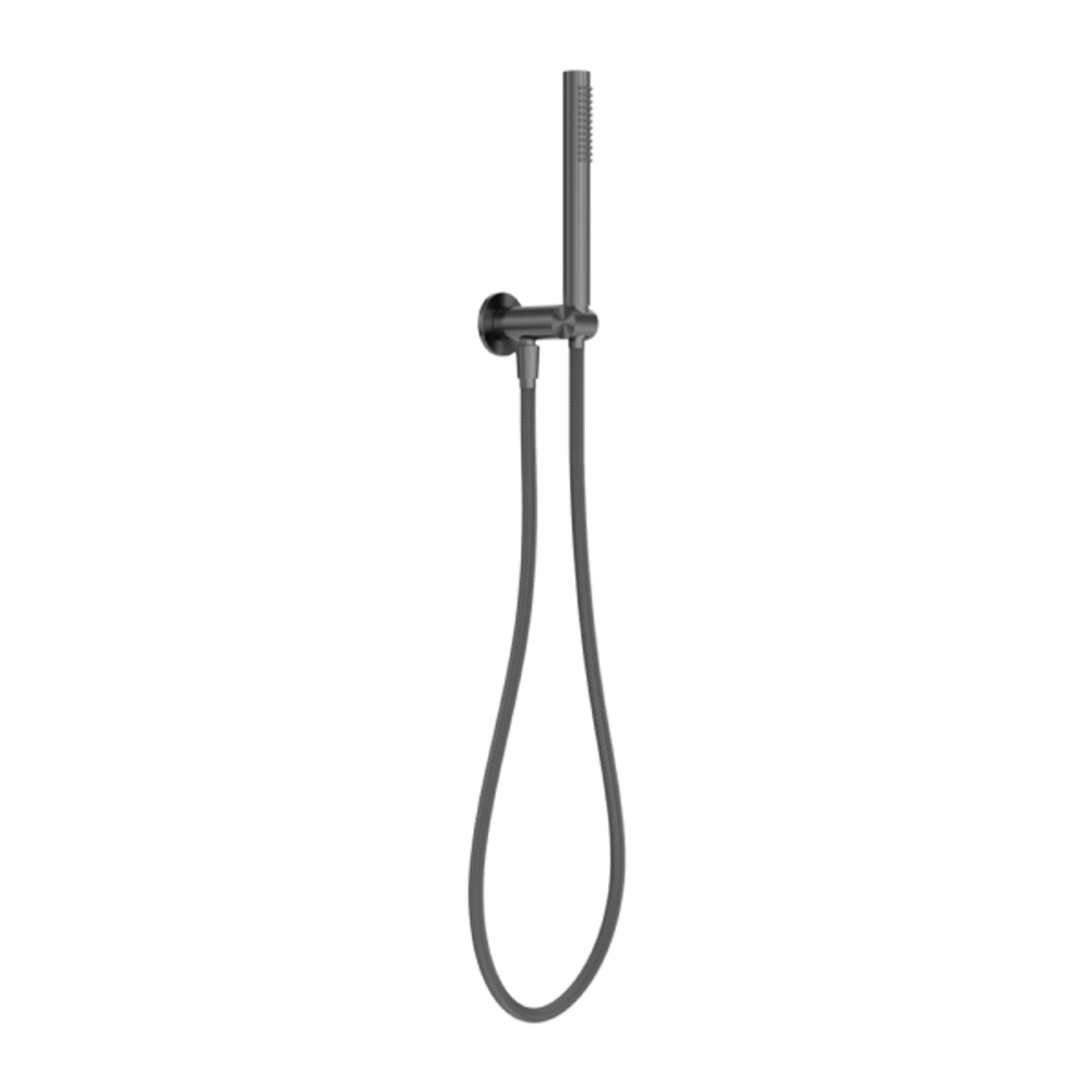 Zen Shower On Bracket With Outdoor Shower Hose Graphite