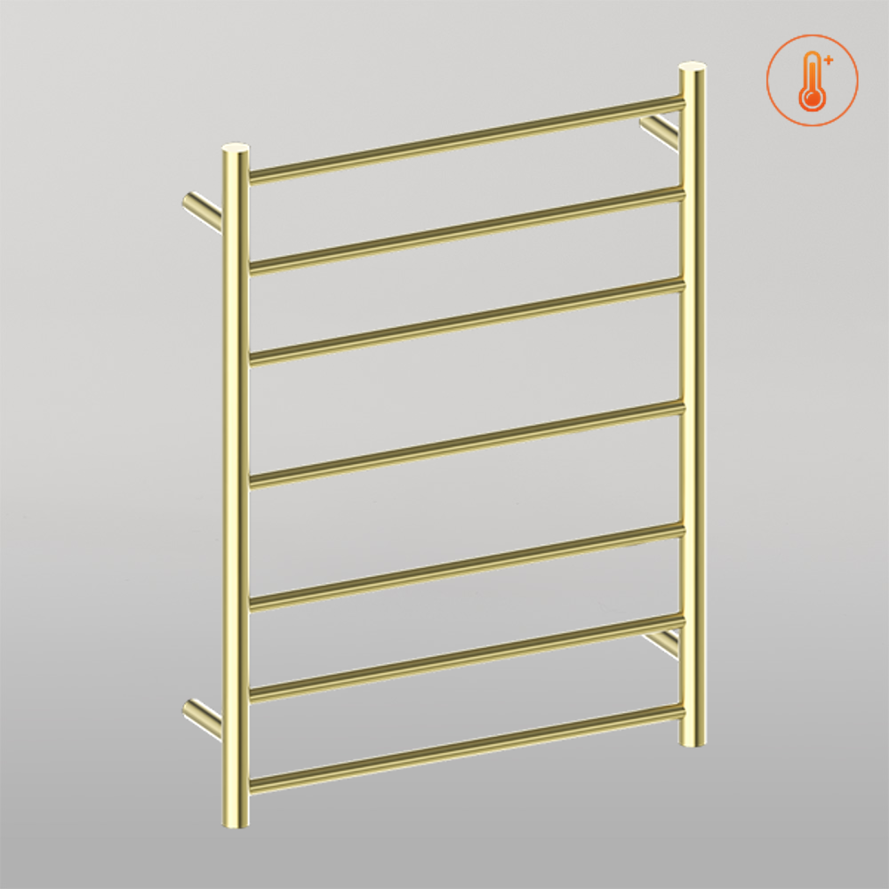 Heated Towel Ladder Brushed Gold